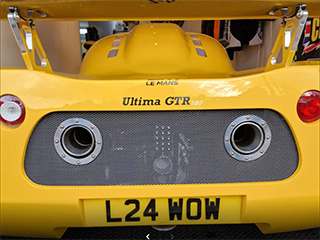 Jason Hill with the number plate L24 WOW