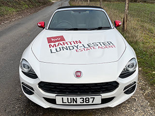 Martin Lundy-Lester with the number plate LUN 794