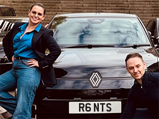 Ross McLeod, McLeod Lettings with the number plate R6 NTS