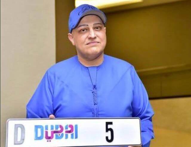 Balwinder Sahani, purchaser of Dubai number D 5