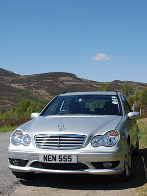Rod Lomax's Mercededs with NEN 555