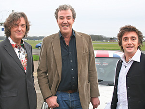 Top Gear's James May, Jeremy Clarkson and Richard Hammond